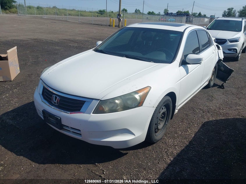 2008 Honda Accord Ex-L, Rear, IAAI, VIN 1HGCP26808A805716 — photo 2