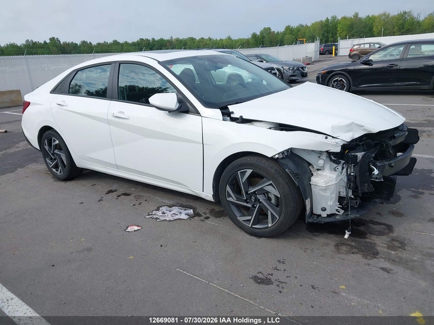 Vin: kmhlm4dg2su009807, lot: 3071971, hyundai elantra sel sport 2025 img_1