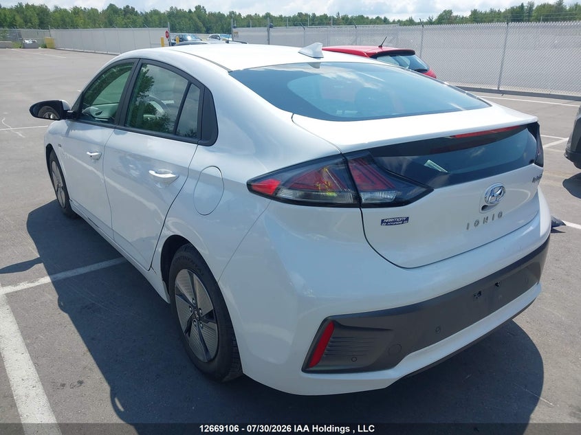 Vin: kmhc85lcxlu212440, lot: 3071998, hyundai ioniq 20203