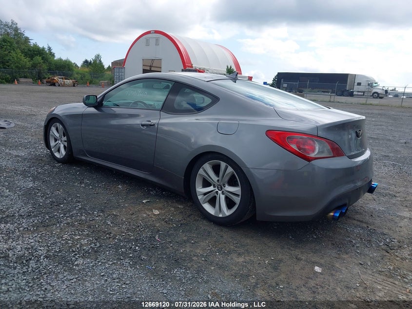 Vin: kmhht6kd5au032512, lot: 3072015, hyundai genesis coupe 2.0t 20103