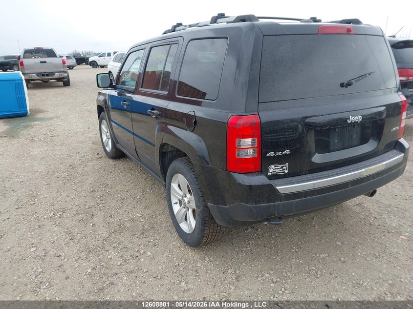 Vin: 1c4njrcb5cd614592, lot: 3072036, jeep patriot limited 20123