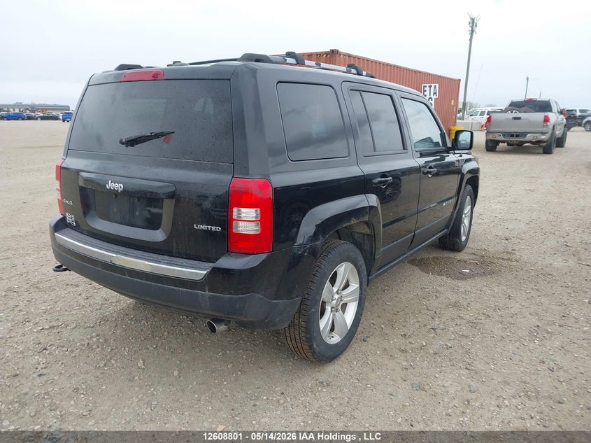 Vin: 1c4njrcb5cd614592, lot: 3072036, jeep patriot limited 20124
