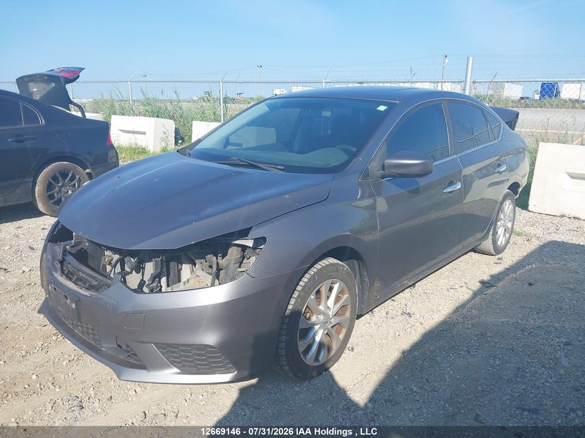 2018 Nissan Sentra, Удар ззаду, IAAI, VIN 3N1AB7AP0JY290639 — фото 2