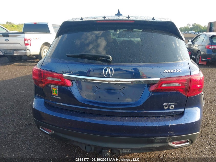 2015 ACURA MDX SPORT UTILITY VEHICLE 3.5L V-6 DI, VVT, 290HP