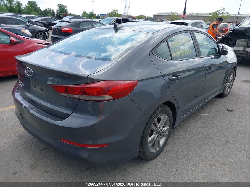 Vin: kmhd84lf5ju643466, lot: 3072145, hyundai elantra 20184