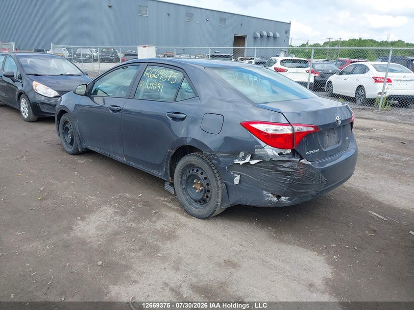 Vin: 2t1burhe8ec101091, lot: 3072278, toyota corolla 20143