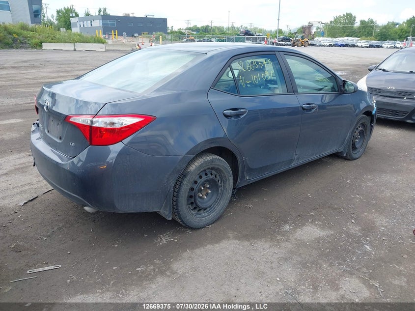 Vin: 2t1burhe8ec101091, lot: 3072278, toyota corolla 20144