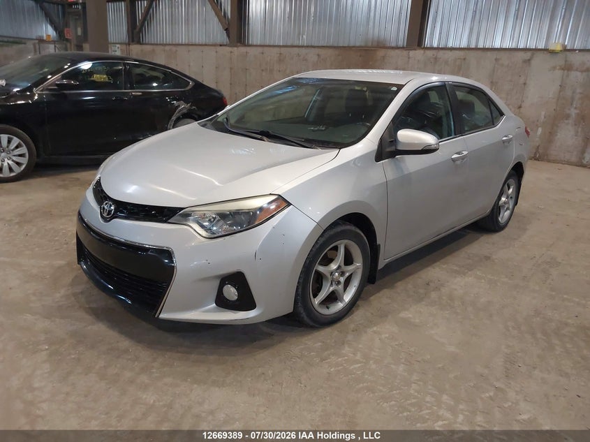 2014 Toyota Corolla, Лівий бік, IAAI, VIN 2T1BURHE9EC066853 — фото 2