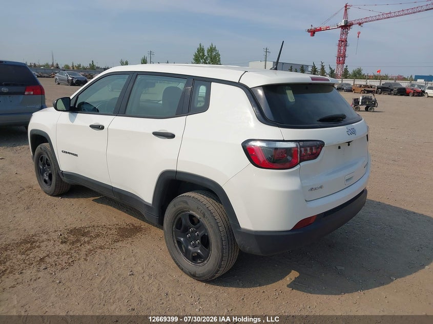 Vin: 3c4njdab4jt232681, lot: 3072304, jeep compass sport 20183
