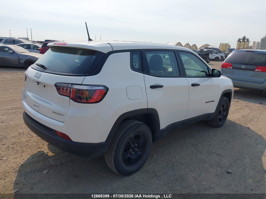 Vin: 3c4njdab4jt232681, lot: 3072304, jeep compass sport 20184