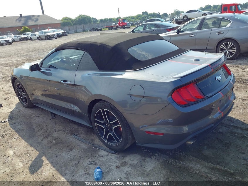 Vin: 1fatp8uh4m5129834, lot: 3072347, ford mustang convertible 20213