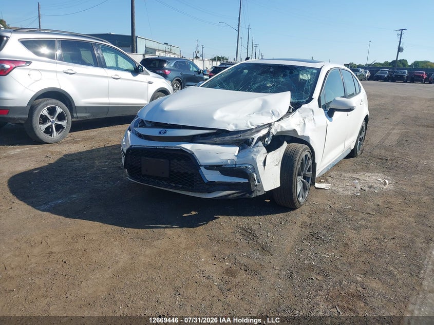 Vin: jtdbdmhe1s3020800, lot: 3072354, toyota corolla hybrid se 20252