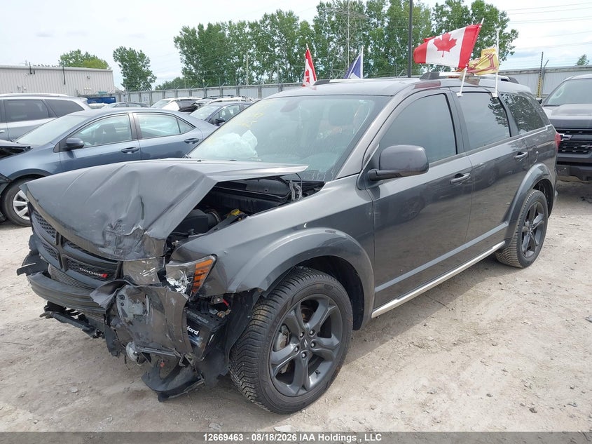 2018 Dodge Journey, Front, IAAI, VIN 3C4PDDGG0JT523665 — photo 2
