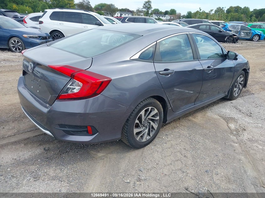 Vin: 2hgfc2f78lh007457, lot: 3072400, honda civic ex 20204
