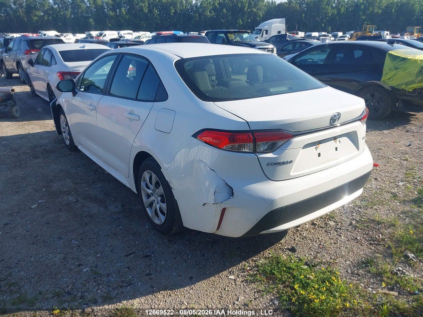 Vin: 5yfbpmbe3np346528, lot: 3072433, toyota corolla le 20223