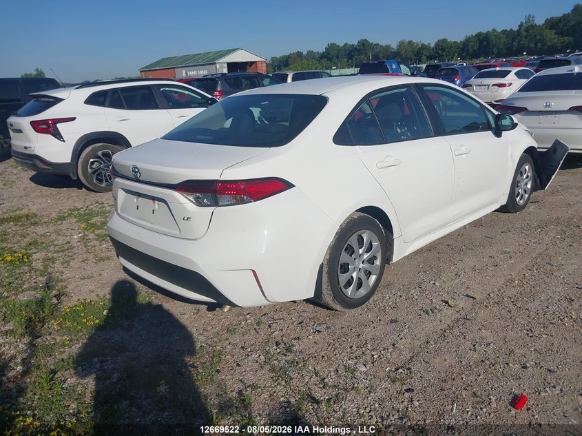 Vin: 5yfbpmbe3np346528, lot: 3072433, toyota corolla le 20224