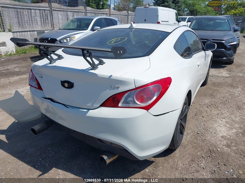 Vin: kmhht6kd6au029327, lot: 3072443, hyundai genesis coupe 2.0t 20104