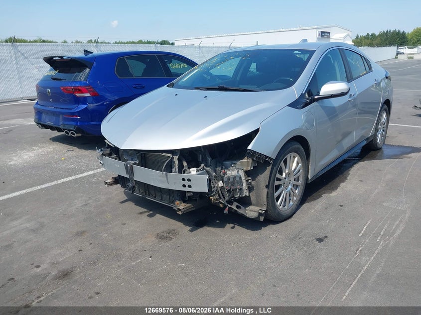 2019 Chevrolet Volt, Удар спереду, IAAI, VIN 1G1RA6S5XKU112115 — фото 2
