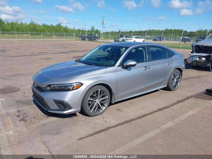 Vin: 2hgfe1f96nh005652, lot: 3072498, honda civic touring 20222