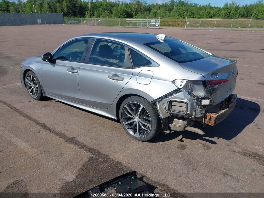 Vin: 2hgfe1f96nh005652, lot: 3072498, honda civic touring 20223
