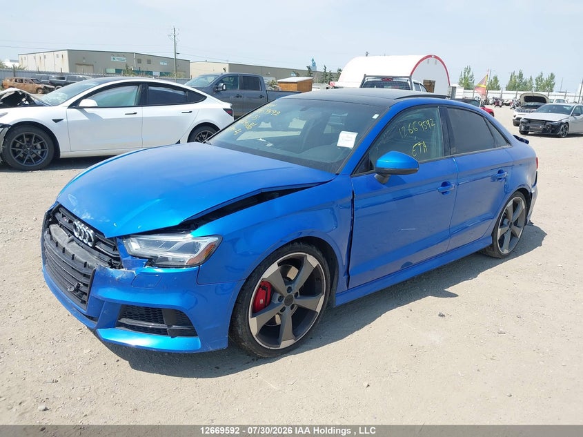 2019 Audi S3, Front, IAAI, VIN WAUF1GFFXKA124086 — photo 2