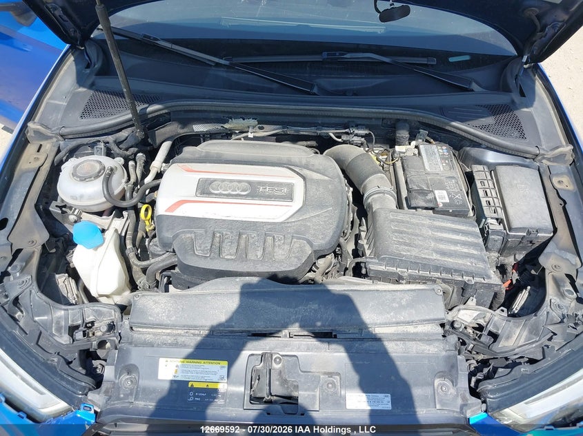 2019 AUDI S3 SEDAN 2.0L I-4 DI, DOHC, VVT, TURBO, 288HP