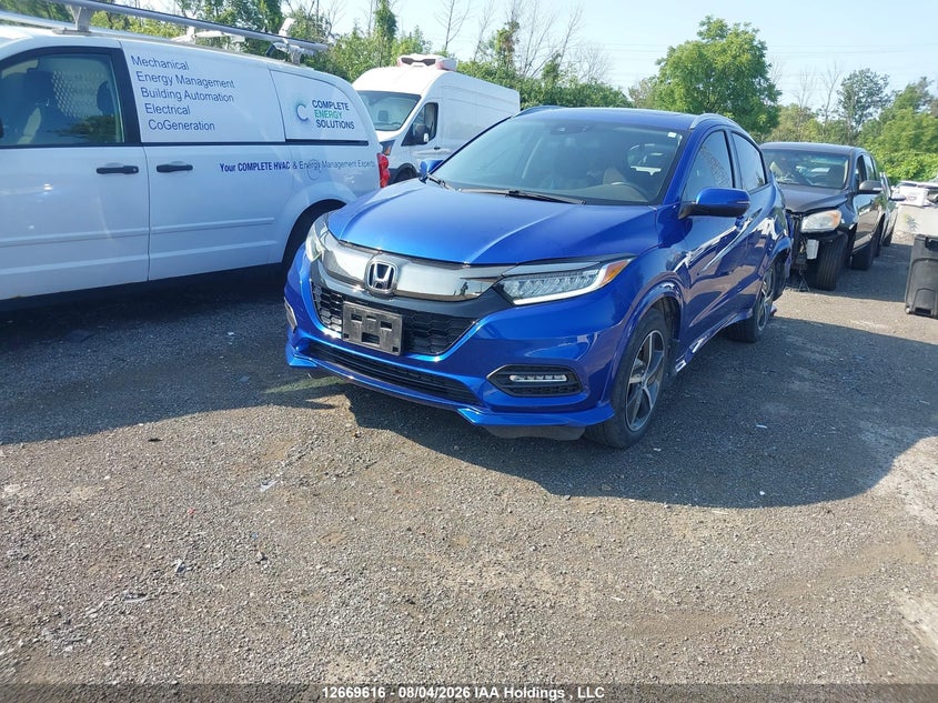2020 Honda Hr-V Touring, Удар сзади, IAAI, VIN 3CZRU6H90LM100807 — фото 2