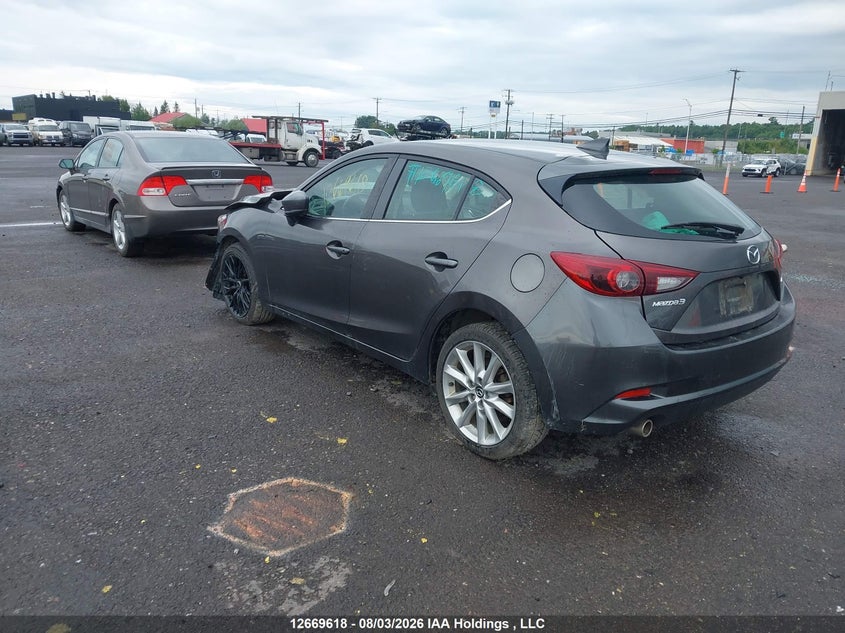 Vin: 3mzbn1m36jm195022, lot: 3072531, mazda mazda3 gt 20183