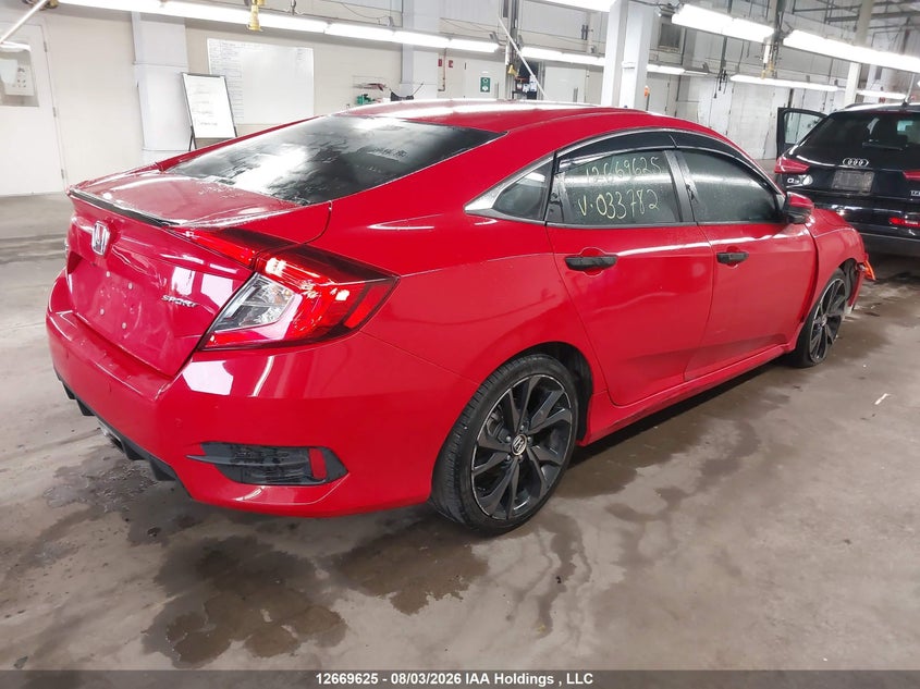 Vin: 2hgfc2f87kh033782, lot: 3072538, honda civic 20194