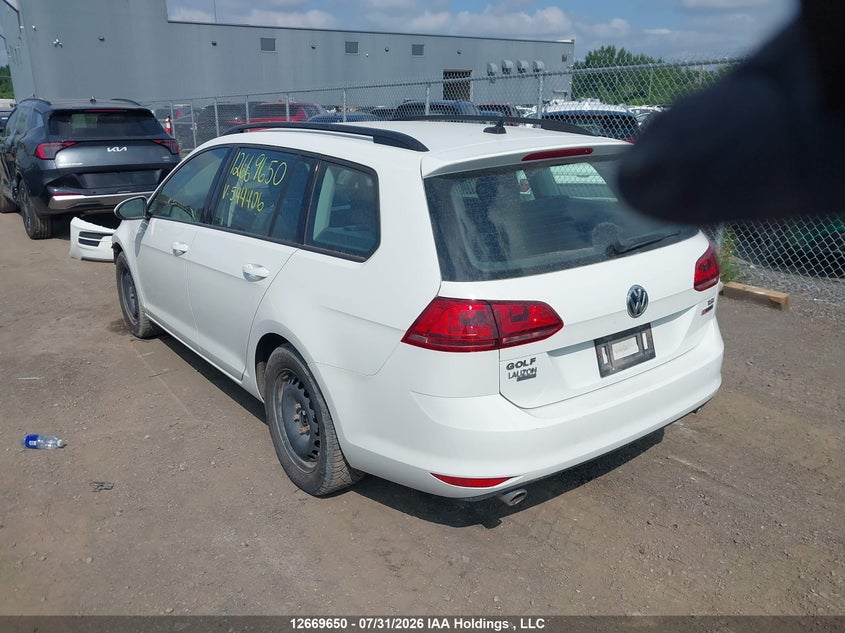 Vin: 3vw017auxhm544406, lot: 3072563, volkswagen golf sportwagen 20173
