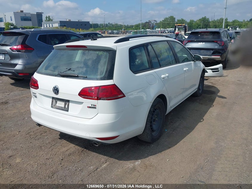 Vin: 3vw017auxhm544406, lot: 3072563, volkswagen golf sportwagen 20174