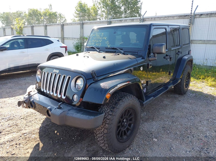 2018 Jeep Wrangler, Удар спереду, IAAI, VIN 1C4BJWEGXJL913802 — фото 2