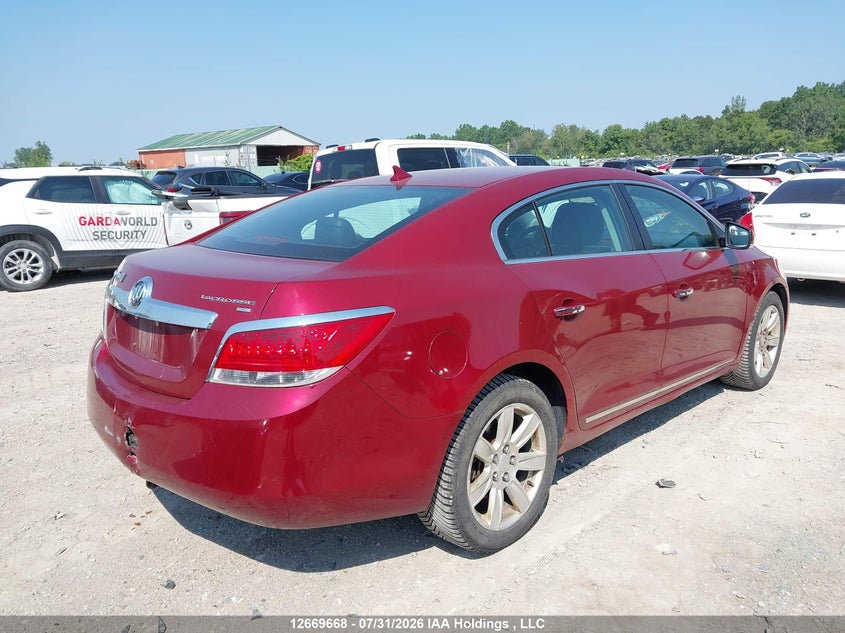 Vin: 1g4gk5eg7af293336, lot: 3072581, buick lacrosse cxl 20104