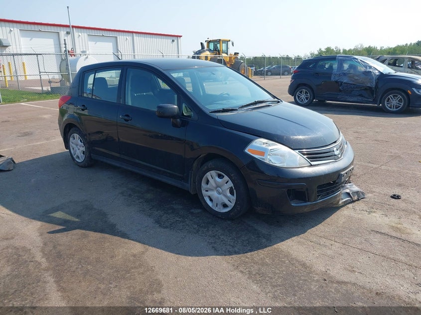 2012 Nissan Versa 1.8 S, Left Front, IAAI, VIN 3N1BC1CP6CL377392