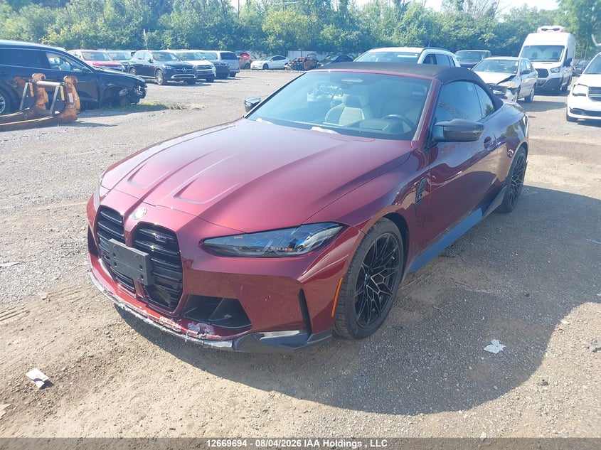 2022 BMW M4, Front, IAAI, VIN WBS33BA02NCH77845 — photo 2