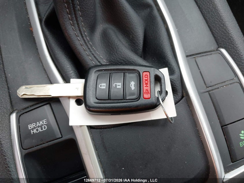 2016 HONDA CIVIC SEDAN 2.0L I-4 DOHC, VVT, 158HP