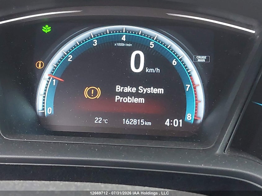 2016 HONDA CIVIC SEDAN 2.0L I-4 DOHC, VVT, 158HP