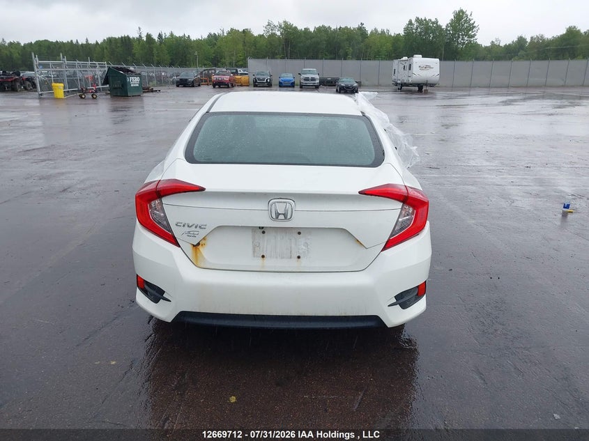 2016 HONDA CIVIC SEDAN 2.0L I-4 DOHC, VVT, 158HP