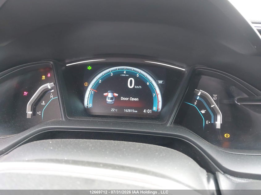 2016 HONDA CIVIC SEDAN 2.0L I-4 DOHC, VVT, 158HP