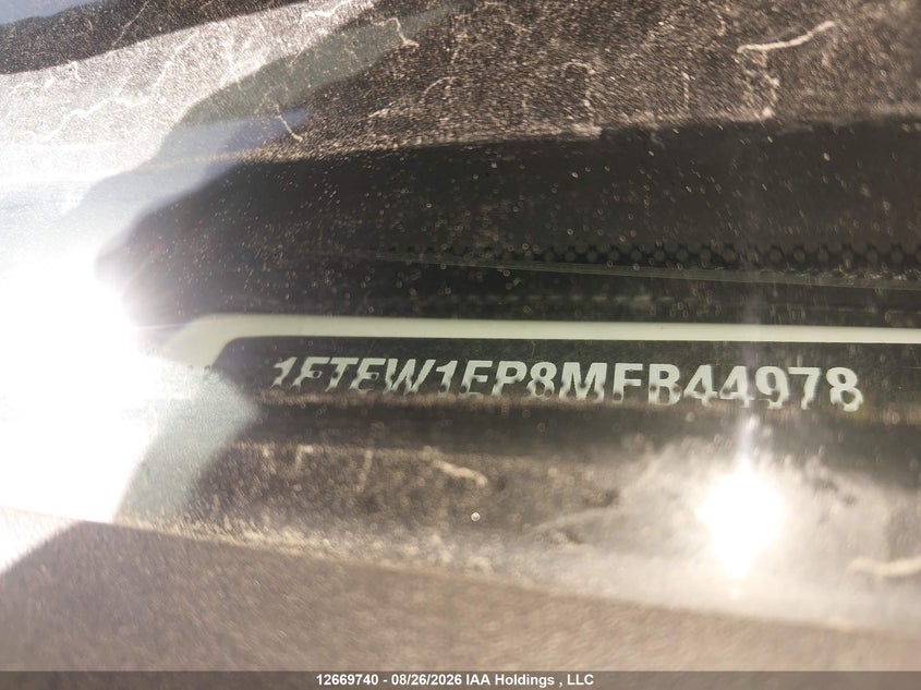 2021 FORD F-150 PICKUP 2.7L V-6 DI, DOHC, VVT, TURBO, 325HP