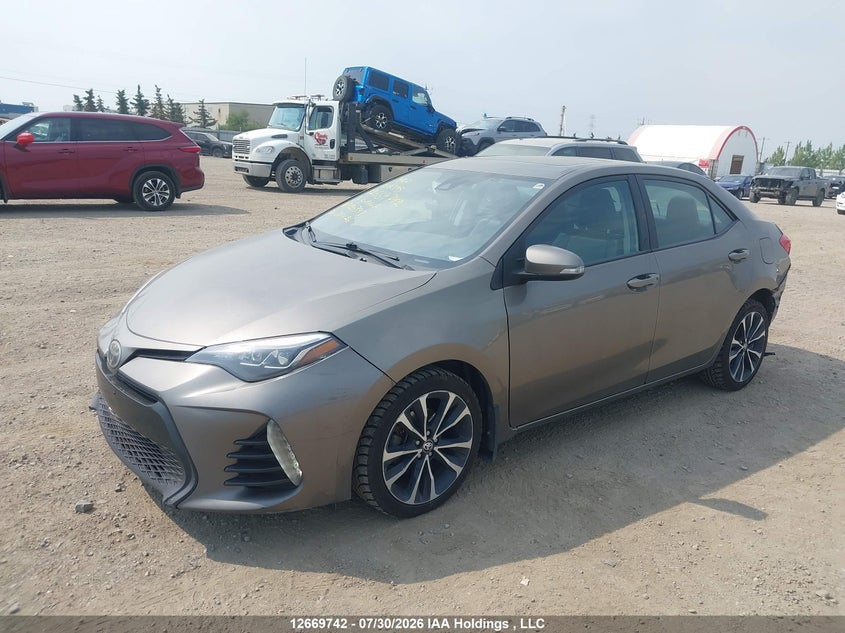 2017 Toyota Corolla, Rear, IAAI, VIN 2T1BURHE4HC920393 — photo 2