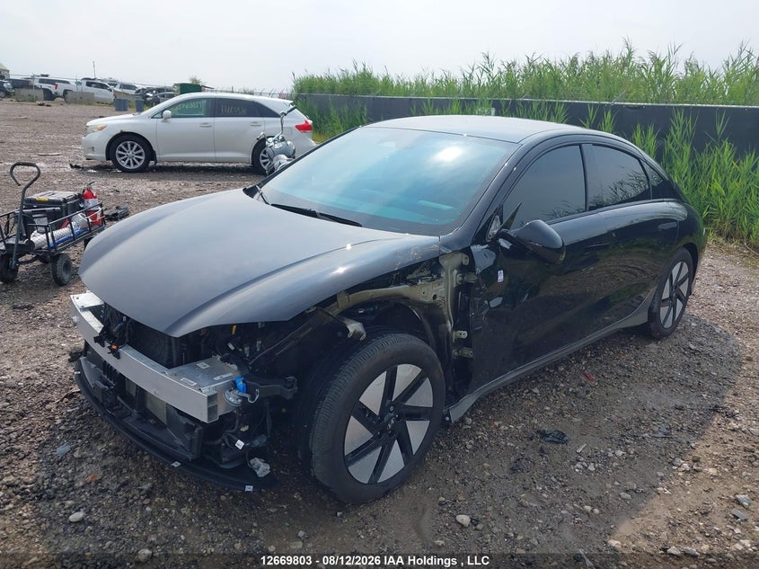 2025 Hyundai Ioniq 6 Preferred Long Range Awd, Front, IAAI, VIN KMHM34AC4SA106775 — photo 2