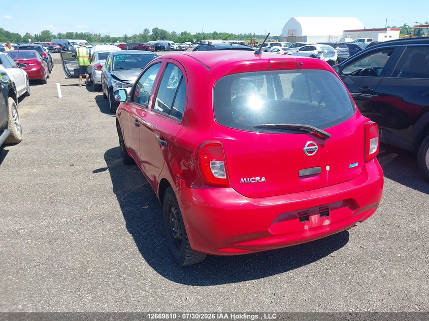 Vin: 3n1ck3cp8fl229266, lot: 3072724, nissan micra 20153