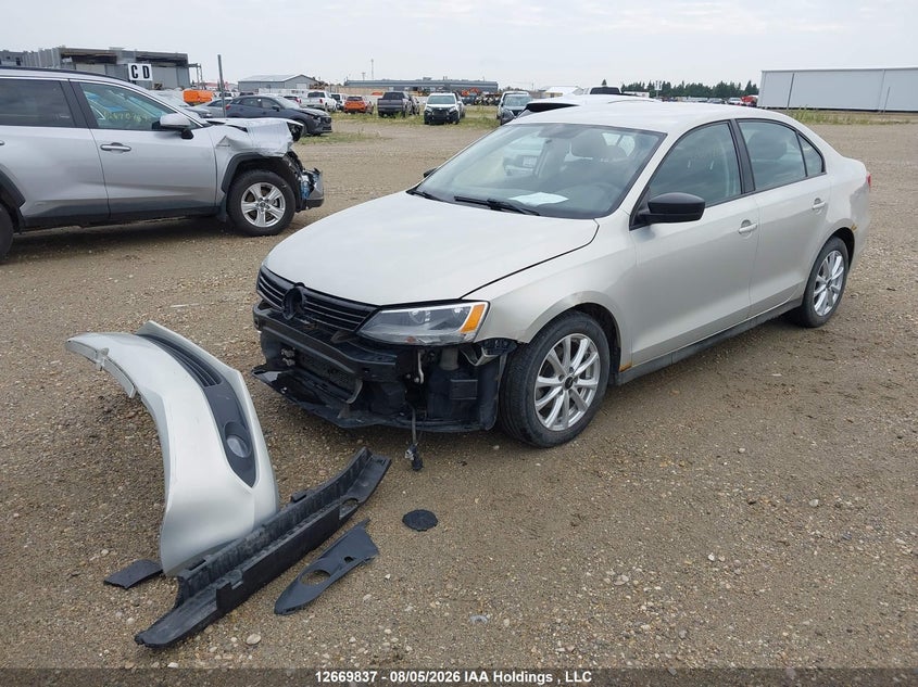 2012 Volkswagen Jetta, Удар спереду, IAAI, VIN 3VW2K7AJ4CM316213 — фото 2