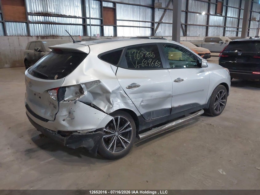 Vin: km8jucac6du629663, lot: 3072772, hyundai tucson limited 20134