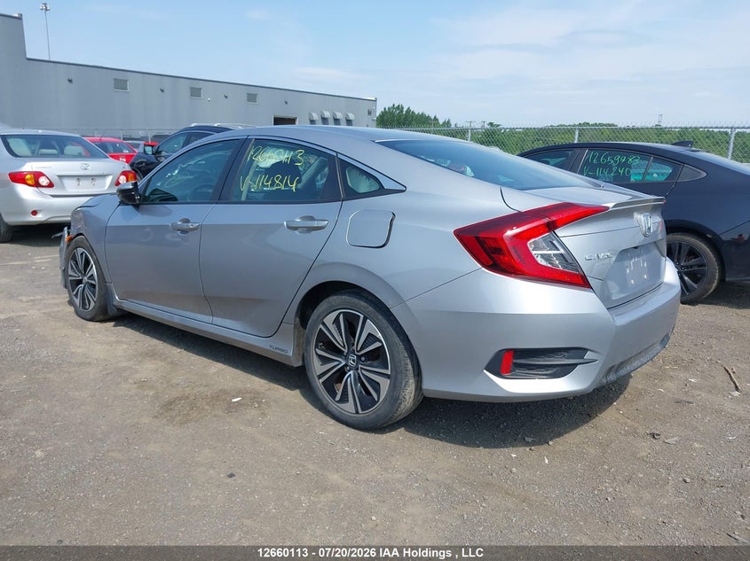 Vin: 2hgfc1f47gh114814, lot: 3072778, honda civic ex-t 20163