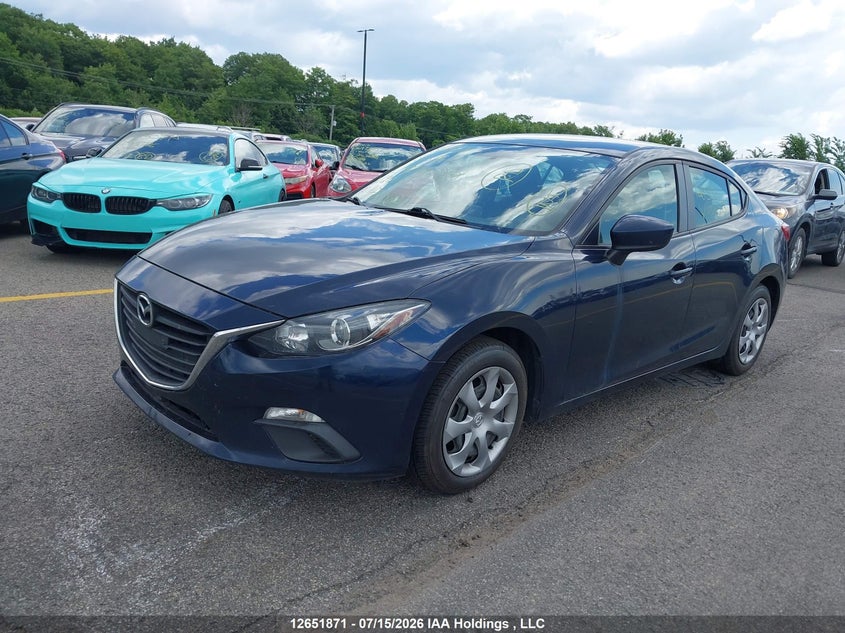 Vin: 3mzbm1u79gm246513, lot: 3072793, mazda mazda3 g/gx 20162