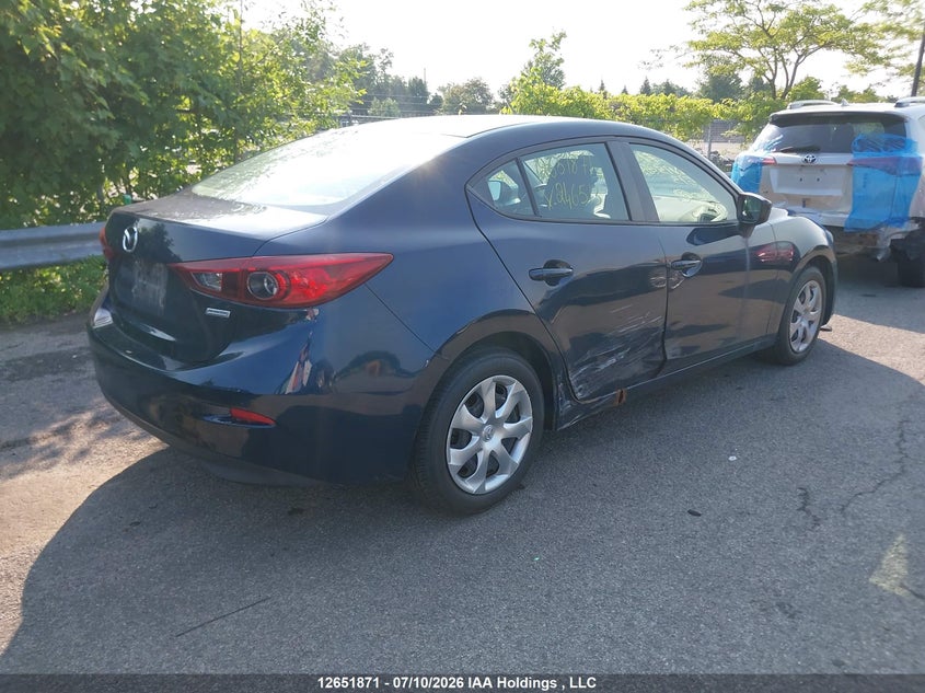 Vin: 3mzbm1u79gm246513, lot: 3072793, mazda mazda3 g/gx 20164