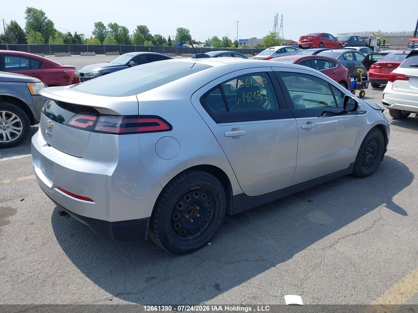 Vin: 1g1ra6e41fu142287, lot: 3072802, chevrolet volt 20154