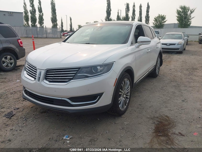 Vin: 2lmpj8lr4jbl26162, lot: 3072826, lincoln mkx reserve 20182